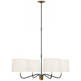Canto Large Four Arm Chandelier (279|TOB 5348BZ/HAB-L)