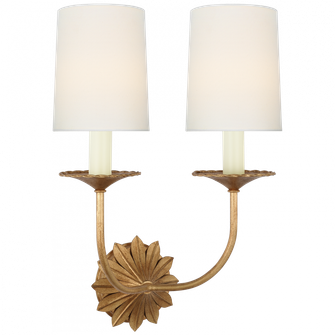 Leslie 17'' Double Sconce (279|SK 2206GI-L)