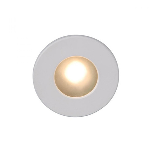 LED STEP LGT - 120V CIRCULAR FACE AM (1357|WL-LED310-AM-WT)