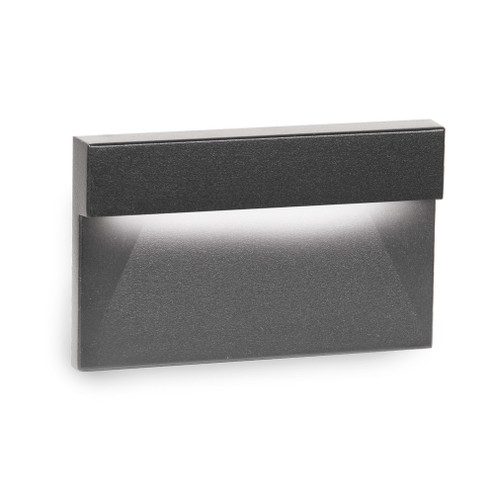 STEP LIGHT 277V HORIZ RECT ALUM (1357|WL-LED140F-AM-BK)