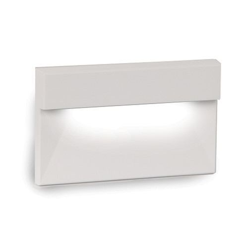 STEP LIGHT 120V HORIZ RECT ALUM (1357|WL-LED140-AM-WT)