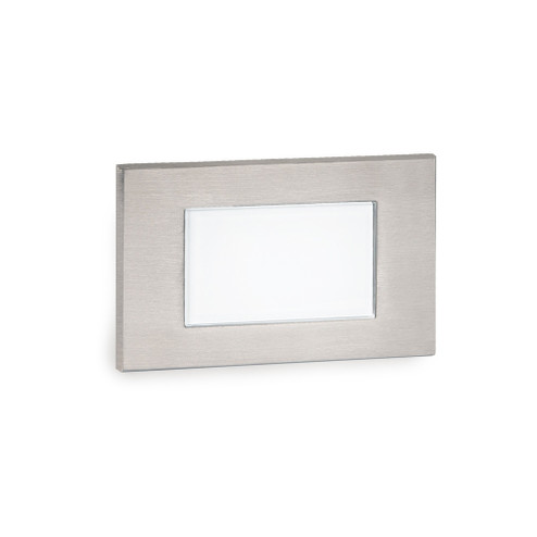 STEP LIGHT 277V HORIZ RECT STAINLESS (1357|WL-LED130F-AM-SS)