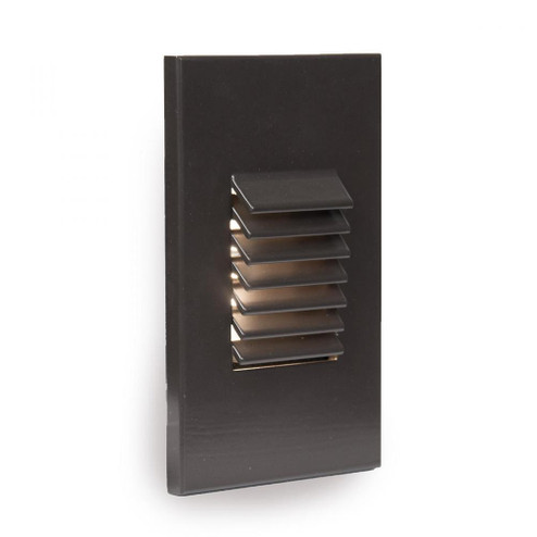 LED Vertical Louvered Step and Wall Light (1357|WL-LED220F-AM-BZ)