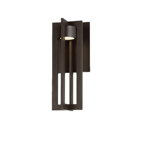 CHAMBER 16IN OUTDOOR SCONCE 3000K (1357|WS-W48616-BZ)
