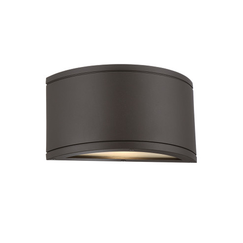 TUBE WALL MOUNT HALF CYLIND 30W BRONZE (1357|WS-W2610-BZ)