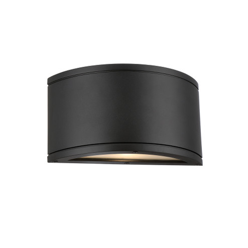 TUBE WALL MOUNT HALF CYLIND 30W BLACK (1357|WS-W2610-BK)