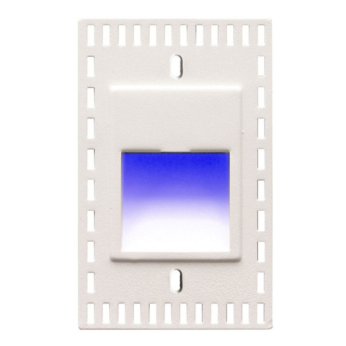 LED STEP LGT 120V VERT SCOOP TL BLUE (1357|WL-LED200TR-BL-WT)