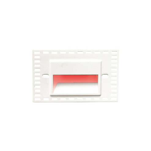 LED STEP LGT 120V RECT SCOOP TL RED (1357|WL-LED100TR-RD-WT)