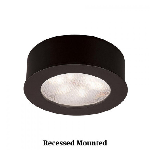 Round LED Button Light (1357|HR-LED87-27-BK)