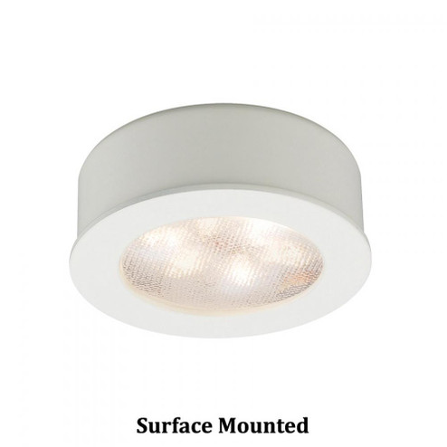 Round LED Button Light (1357|HR-LED87-WT)