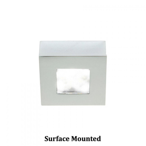 Square LED Button Light (1357|HR-LED87S-CH)