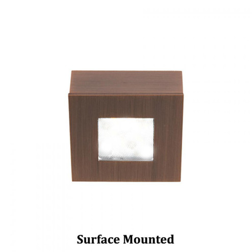 LED SQUARE BUTTON LIGHTS 3000K CB (1357|HR-LED87S-CB)