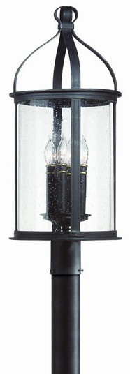 SCARSDALE 4LT POST LANTERN OUT WHEN SOLD OUT OUT WHEN SOLD OUT 07/30/15 (52|P9475FBK)