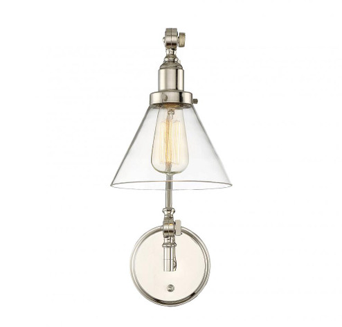 Drake 1-Light Adjustable Wall Sconce in Polished Nickel (128|9-9131CP-1-109)