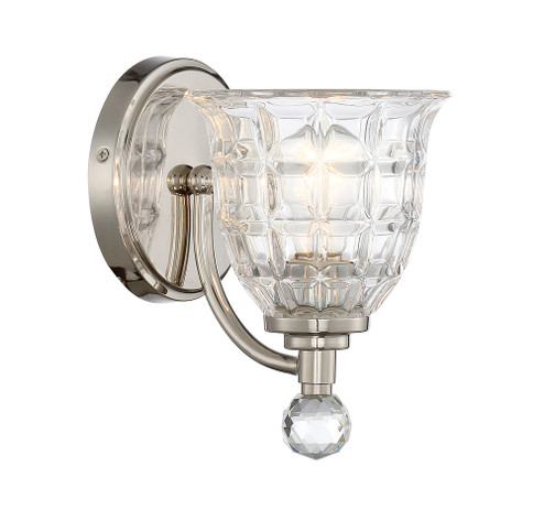 Birone 1-Light Wall Sconce in Polished Nickel (128|9-880-1-109)