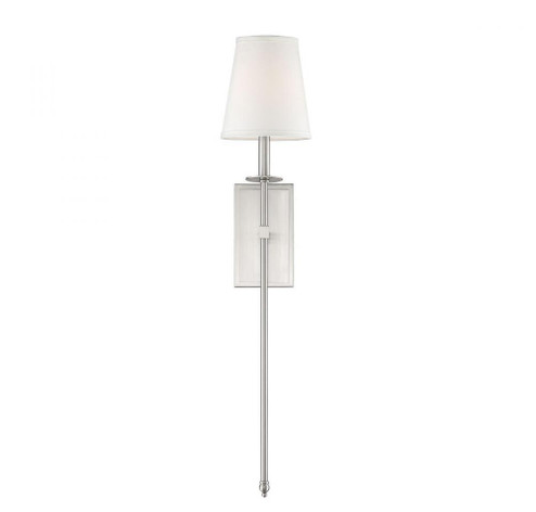 Monroe 1-Light Wall Sconce in Satin Nickel (128|9-7144-1-SN)