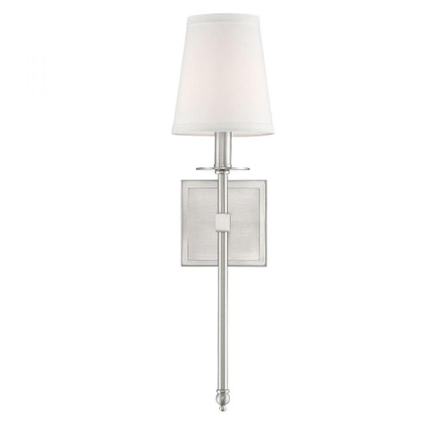 Monroe 1-Light Wall Sconce in Satin Nickel (128|9-302-1-SN)