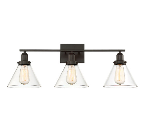 Drake 3-Light Bathroom Vanity Light in English Bronze (128|8-9130-3-13)