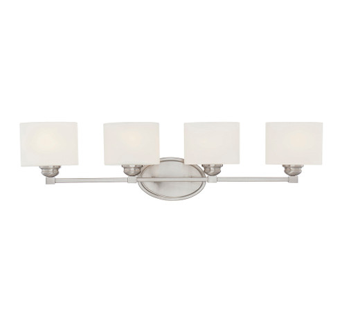 Kane 4-Light Bathroom Vanity Light in Satin Nickel (128|8-890-4-SN)