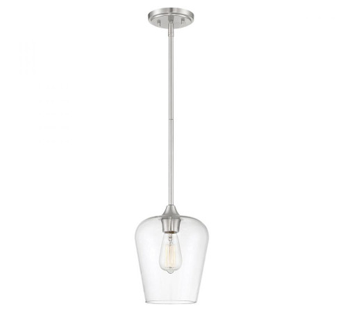 Octave 1-Light Pendant in Satin Nickel (128|7-4036-1-SN)
