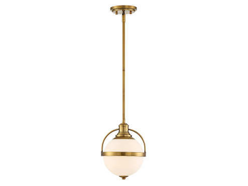 Westbourne 1-Light Pendant in Warm Brass (128|7-3100-1-322)