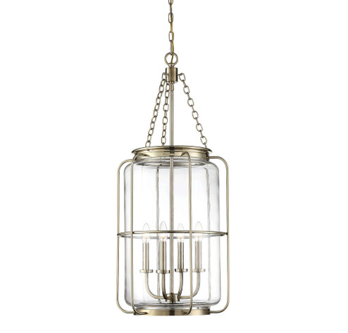 Magnum 4-Light Pendant in Noble Brass (128|7-2138-4-127)