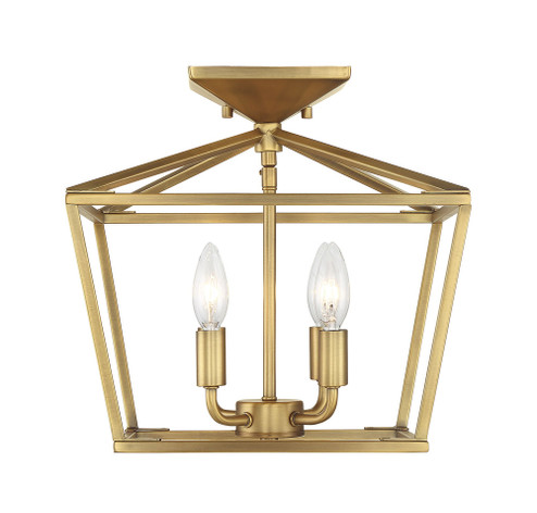 Townsend 4-Light Ceiling Light in Warm Brass (128|6-328-4-322)