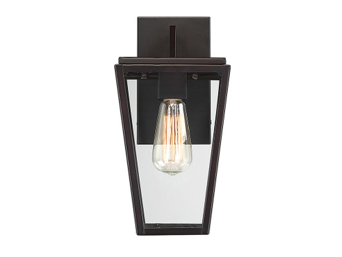 Milton 1-Light Outdoor Wall Lantern in English Bronze (128|5-546-13)