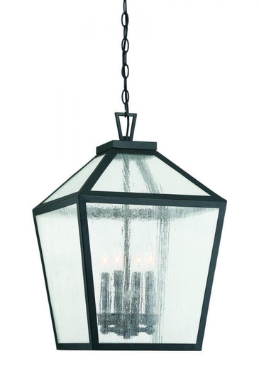 Woodstock 4-Light Outdoor Hanging Lantern in Black (128|5-104-BK)
