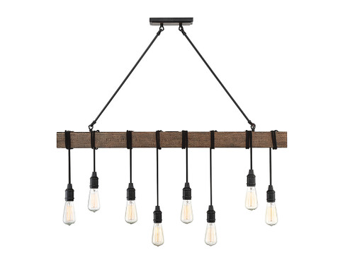 Burgess 8-Light Linear Chandelier in Durango (128|1-990-8-41)