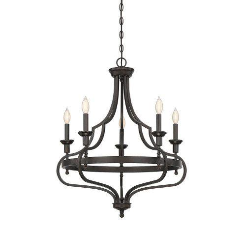 Shields 5-light Chandelier In English Bronze (128|1-9081-5-13)