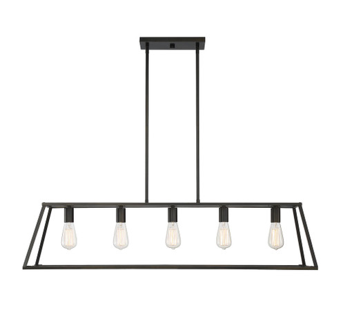 Denton 5-Light Linear Chandelier in Classic Bronze (128|1-327-5-44)