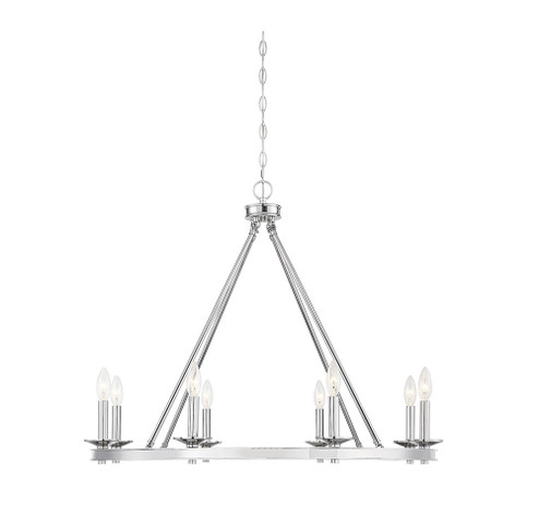 Middleton 8-light Chandelier In Polished Nickel (128|1-308-8-109)