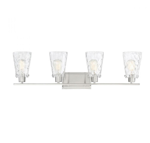 Vaughan 4-Light Bathroom Vanity Light in Satin Nickel (128|8-4508-4-SN)