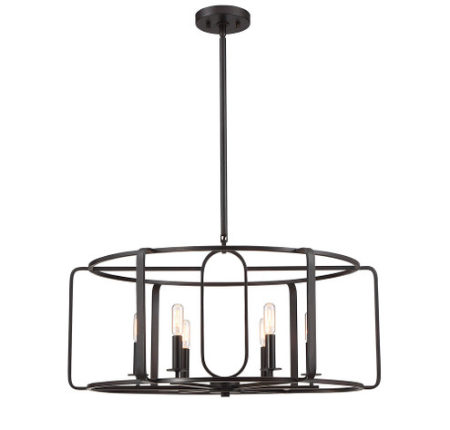 Santina 6-Light Chandelier in English Bronze (128|1-1181-6-13)