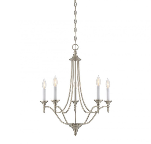 Herndon 5-Light Chandelier in Satin Nickel (128|1-1008-5-SN)