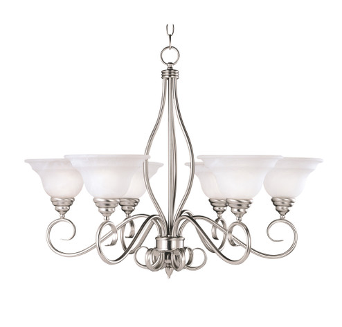 Polar 6-Light Chandelier in Pewter (128|1-104-6-69)