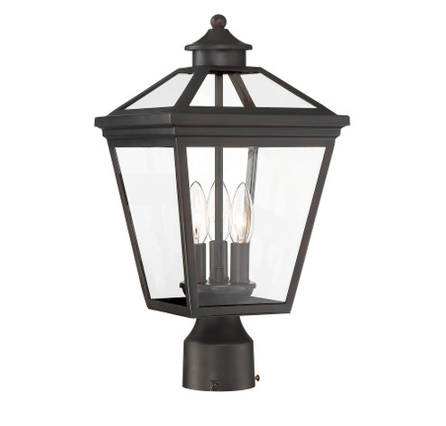 Ellijay 3-Light Outdoor Post Lantern in English Bronze (128|5-147-13)