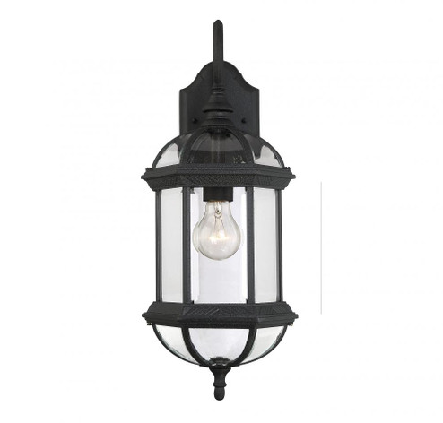 Kensington 1-Light Outdoor Wall Lantern in Textured Black (128|5-0630-BK)