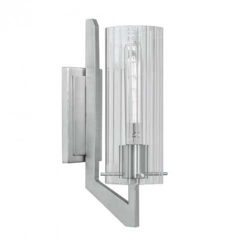 Faceted Sconce Vanity Light - Brushed Nickel (148|8143-BN-CL)