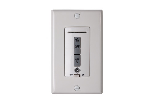 Hardwired remote WALL CONTROL ONLY. Fan speed and downlight control. (6|MCRC3W)