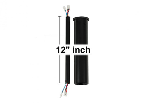 12'' Minimalist Downrod in Matte Black (6|DRM12BK)