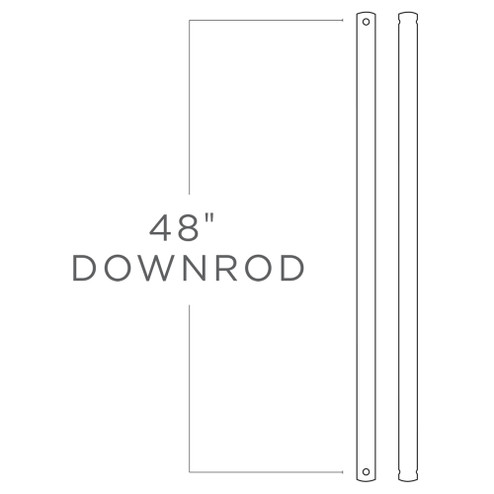 48'' Downrod in Oil Rubbed Bronze (6|DR48OZ)