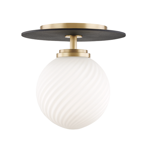 Ellis Semi Flush (6939|H200501S-AGB/BK)