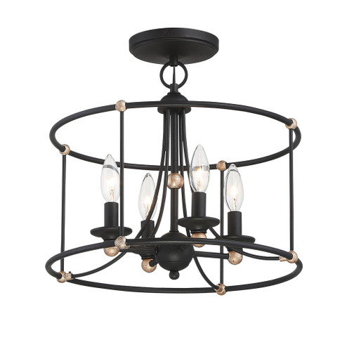 Westchester County - 4 Light Semi Flush (10|1049-677)