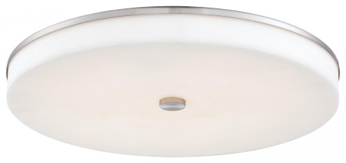 LED Wall Sconce or Flush Mount with Brushed Nickel Finish and White acrylic Shade (77|P950-084-L)