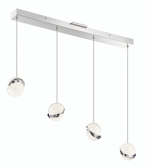 Silver Slice - 4 Light LED Pendant (77|P1444-077-L)