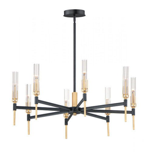 Flambeau-Chandelier (19|16128CLBKAB)