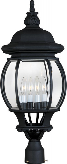 Crown Hill-Outdoor Pole/Post Mount (19|1038BK)