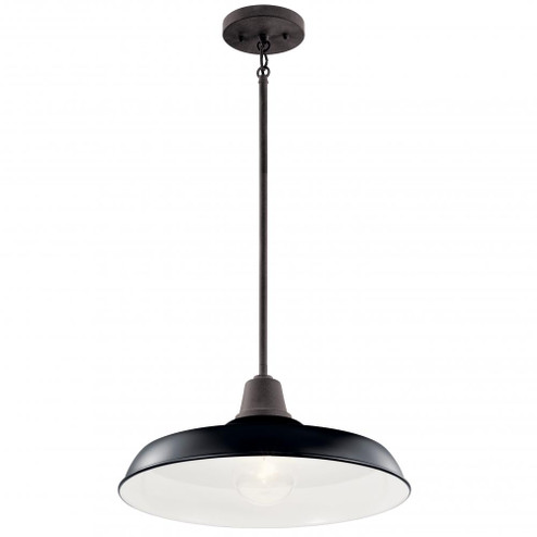 Outdoor Pendant/Semi Flush 1Lt (2|49993BK)